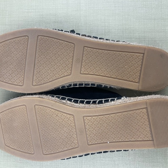Tory Burch Max espadrille slide Nat Suede NWOB 7.5M - Picture 6 of 8